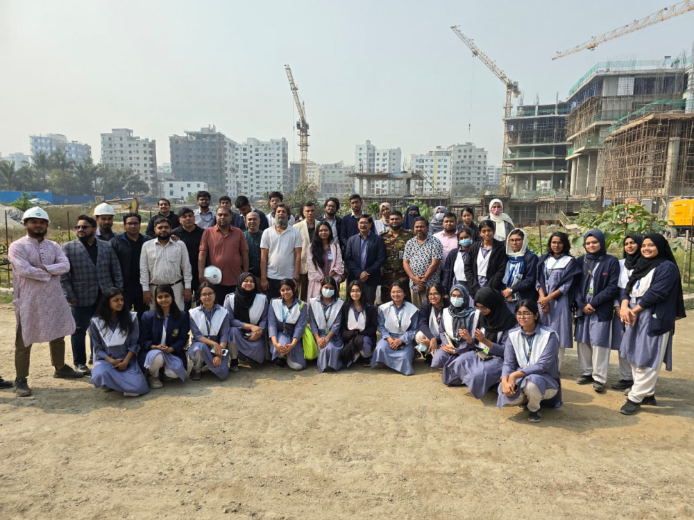 ARCH 2252 Field Visit at Ananta Terrace, Dhaka